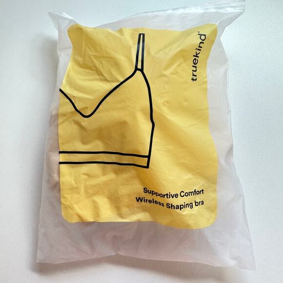 Truekind Womens Supportive Comfort Wireless Shaping Bra Sz L Chai - Picture 4 of 8